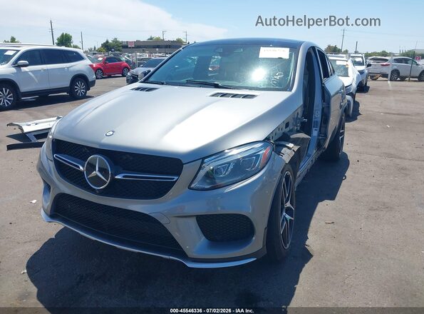 4JGED6EB4GA018394 2016 MERCEDES-BENZ GLE 450 AMG COUPE Gray Vista tres cuartos delantera izquierda
