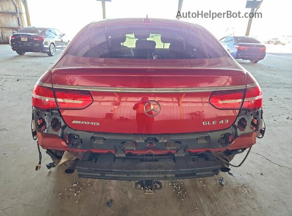 4JGED6EB5HA080131 2017 MERCEDES-BENZ GLE Red Հետևի տեսք