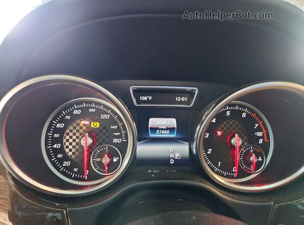 4JGED6EB5HA080131 2017 MERCEDES-BENZ GLE Red Սարքավորումների վահանակի տեսք