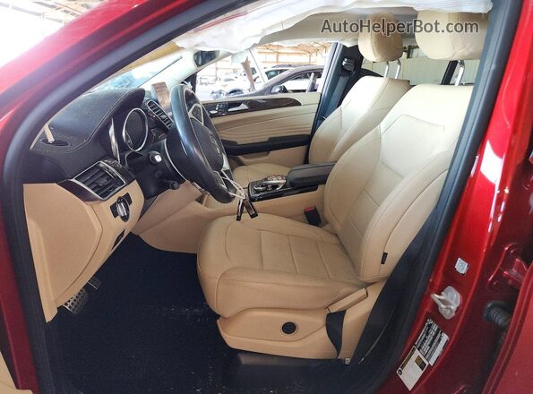 4JGED6EB5HA080131 2017 MERCEDES-BENZ GLE Red Սալոնի դիմացի տեսք
