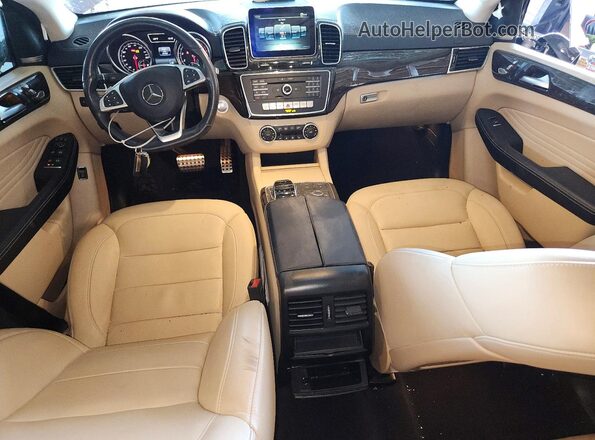 4JGED6EB5HA080131 2017 MERCEDES-BENZ GLE Red Առջևի վահանակի տեսք