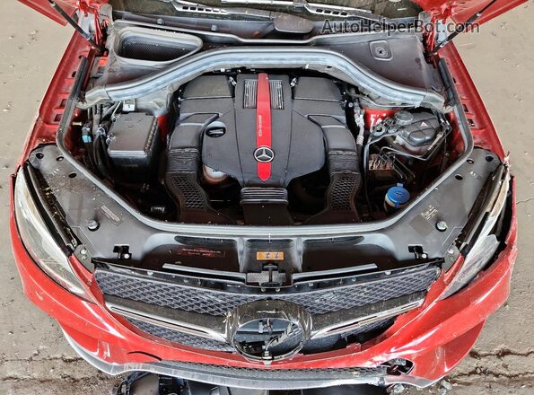 4JGED6EB5HA080131 2017 MERCEDES-BENZ GLE Red Սալոնի հետևի տեսք