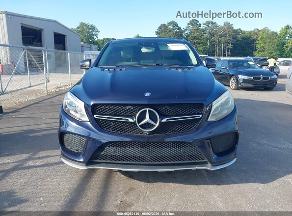 4JGED6EB7GA039501 2016 MERCEDES-BENZ GLE 450 AMG COUPE Blue ხელსაწყოთა პანელის ხედი
