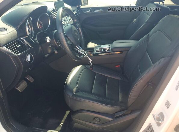 4JGED6EB7HA077392 2017 MERCEDES-BENZ GLE Белый Вид салона спереди
