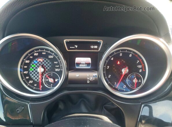 4JGED6EB7HA077392 2017 MERCEDES-BENZ GLE Белый Вид щитка приборов