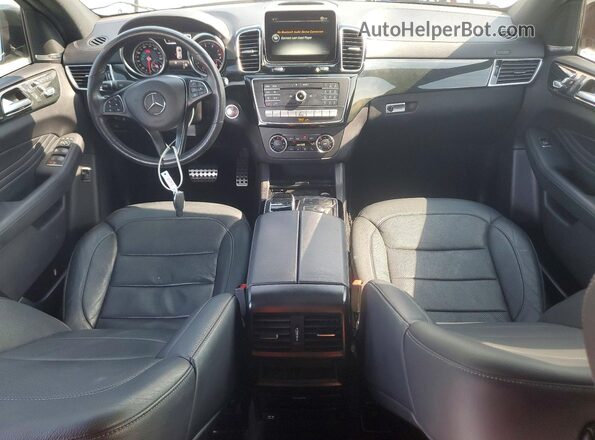 4JGED6EB7HA077392 2017 MERCEDES-BENZ GLE Белый Вид панели приборов