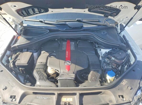 4JGED6EB7HA077392 2017 MERCEDES-BENZ GLE Белый Вид подкапотного пространства