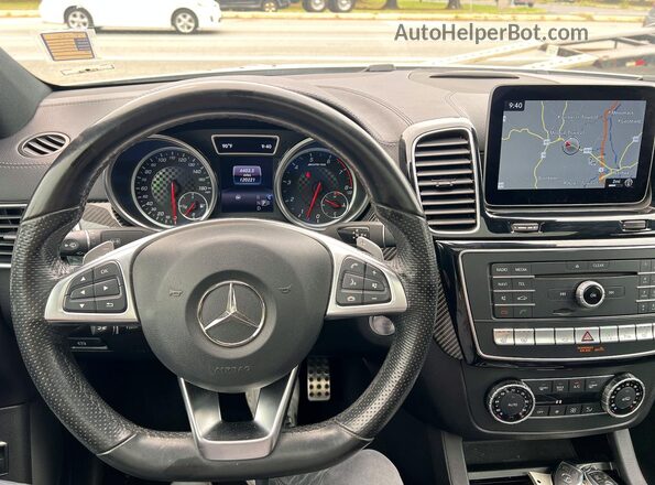4JGED6EB8KA134545 2019 MERCEDES-BENZ GLE Silver Widok wnętrza z przodu