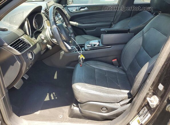 4JGED6EB9GA019394 2016 MERCEDES-BENZ GLE Black Вид салону спереду