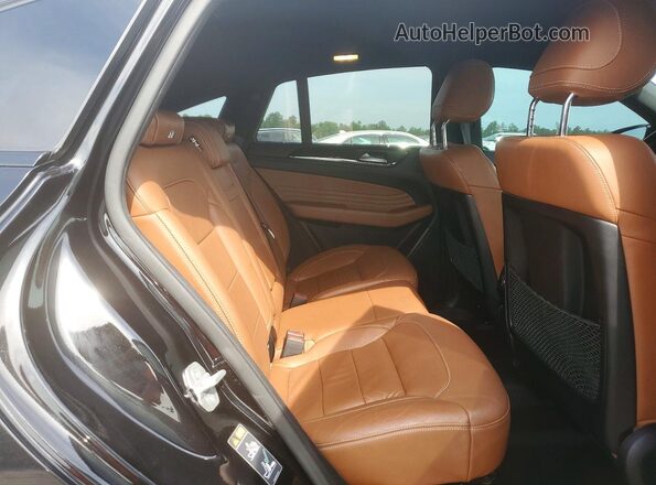4JGED6EB9HA083498 2017 MERCEDES-BENZ GLE Black Вид задньої частини салону