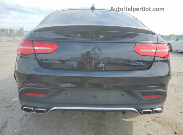 4JGED6EB9HA083498 2017 MERCEDES-BENZ GLE Black Вид ззаду