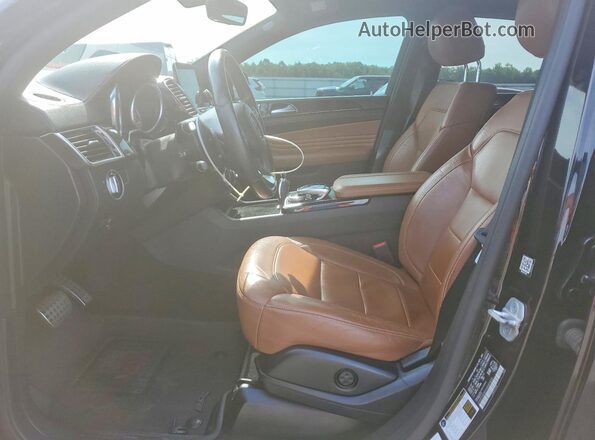 4JGED6EB9HA083498 2017 MERCEDES-BENZ GLE Black Вид салону спереду
