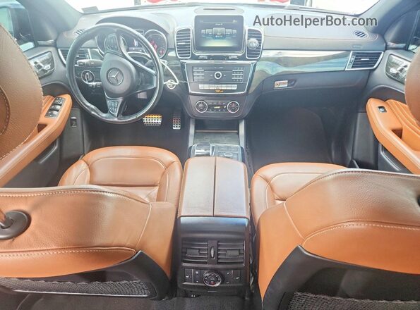 4JGED6EB9HA083498 2017 MERCEDES-BENZ GLE Black Вид панелі приладів