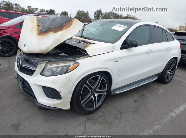 4JGED6EB9KA141472 2019 MERCEDES-BENZ AMG GLE 43 COUPE White Przód lewy