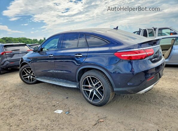 4JGED6EBXHA054768 2017 MERCEDES-BENZ GLE Blue Tył lewy