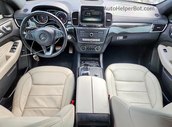 4JGED6EBXHA054768 2017 MERCEDES-BENZ GLE Blue Widok deski rozdzielczej