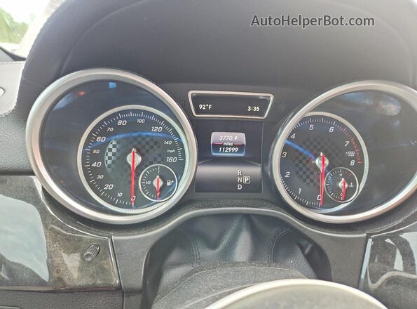 4JGED6EBXHA054768 2017 MERCEDES-BENZ GLE Blue Widok zestawu wskaźników