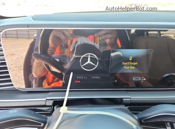 4JGFB4FB2RB027458 2024 MERCEDES-BENZ GLE Blue Instrument cluster view