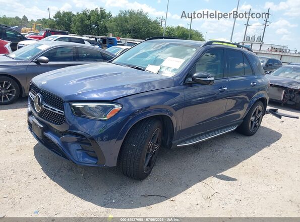 4JGFB4FB5RB115453 2024 MERCEDES-BENZ GLE 350 Синий Передняя левая четверть