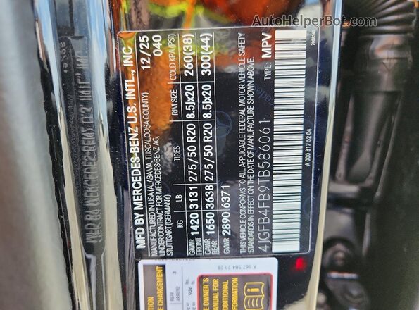 4JGFB4FB9TB586061 2026 MERCEDES-BENZ GLE Black Widok wnętrza 360 stopni