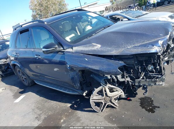 4JGFB4GBXRB017968 2024 MERCEDES-BENZ GLE 450 PLUG-IN HYBRID Синий Панорамный вид салона 360°