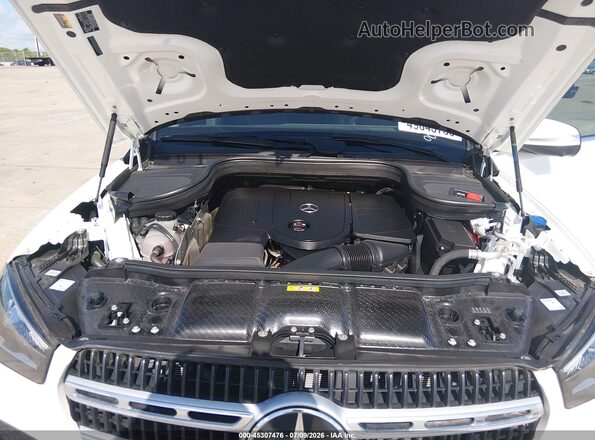 4JGFB4GBXRB040067 2024 MERCEDES-BENZ GLE 450 PLUG-IN HYBRID White Widok z tyłu