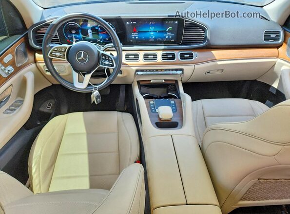 4JGFB4JB0NA601949 2022 MERCEDES-BENZ GLE Black Առջևի վահանակի տեսք
