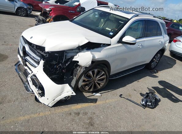 4JGFB4JB0NA630464 2022 MERCEDES-BENZ GLE 350 Белый Передняя левая четверть