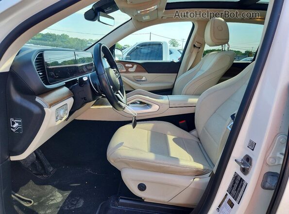 4JGFB4JB0NA712369 2022 MERCEDES-BENZ GLE Белый Вид салона спереди