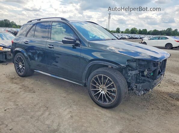 4JGFB4JB1MA350552 2021 MERCEDES-BENZ GLE Зеленый Передняя правая четверть