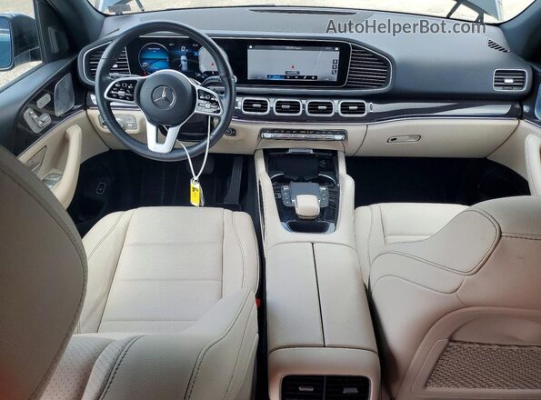 4JGFB4JB1MA350552 2021 MERCEDES-BENZ GLE Зеленый Вид панели приборов