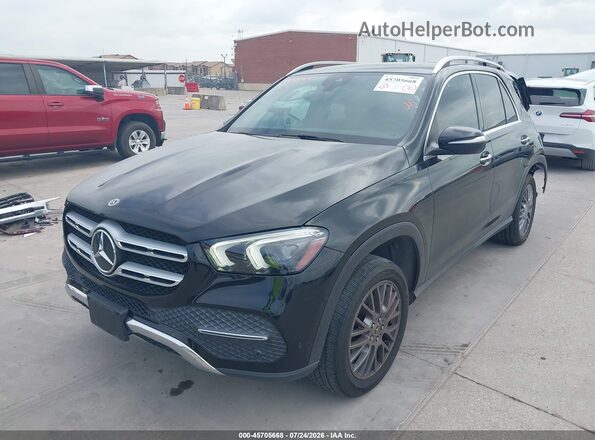4JGFB4JB1MA443250 2021 MERCEDES-BENZ GLE 350 Черный Передняя левая четверть