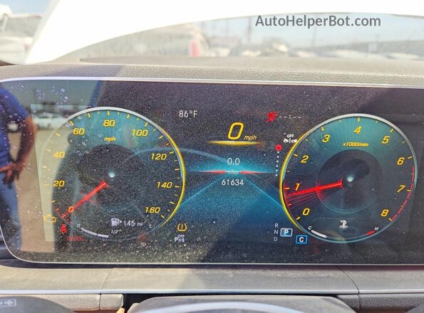 4JGFB4JB2NA665622 2022 MERCEDES-BENZ GLE White Vista del cuadro de instrumentos