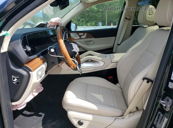 4JGFB4JB2NA749522 2022 MERCEDES-BENZ GLE Green Widok wnętrza z przodu