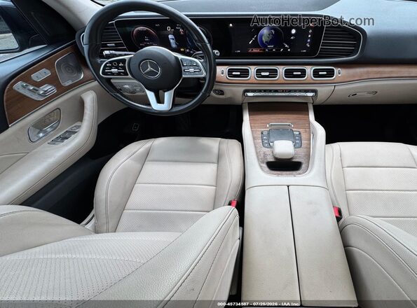 4JGFB4JB3NA745902 2022 MERCEDES-BENZ GLE 350 Blue Vista de la etiqueta del VIN