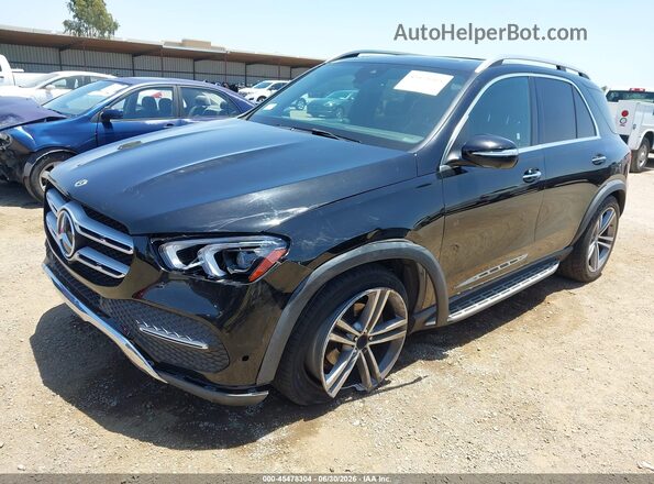 4JGFB4JB3NA764109 2022 MERCEDES-BENZ GLE 350 Black წინა მარცხენა ხედი სამი მეოთხედიდან