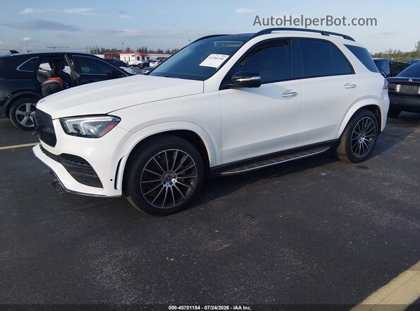 4JGFB4JB4MA545626 2021 MERCEDES-BENZ GLE 350 White Przód lewy