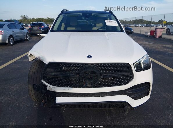 4JGFB4JB4MA545626 2021 MERCEDES-BENZ GLE 350 White Widok zestawu wskaźników
