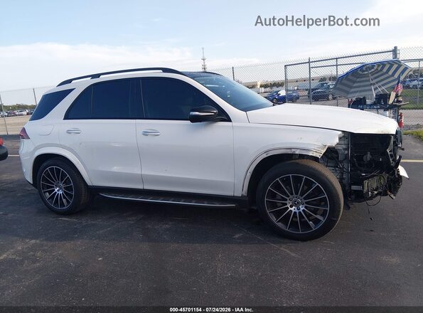 4JGFB4JB4MA545626 2021 MERCEDES-BENZ GLE 350 White Widok wnętrza z tyłu