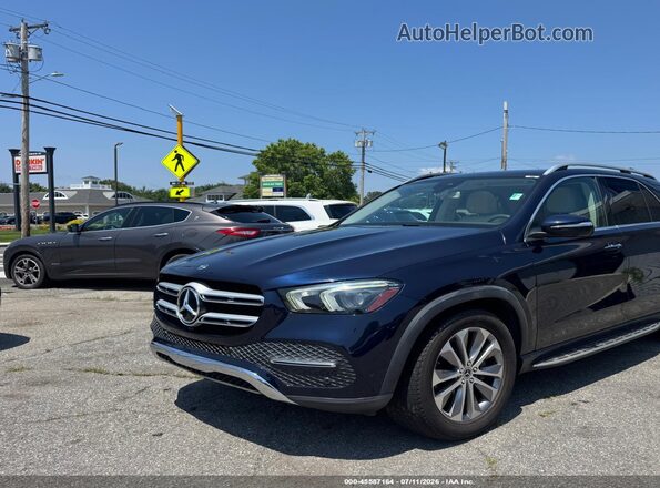 4JGFB4JB5LA160851 2020 MERCEDES-BENZ GLE Синий Передняя левая четверть