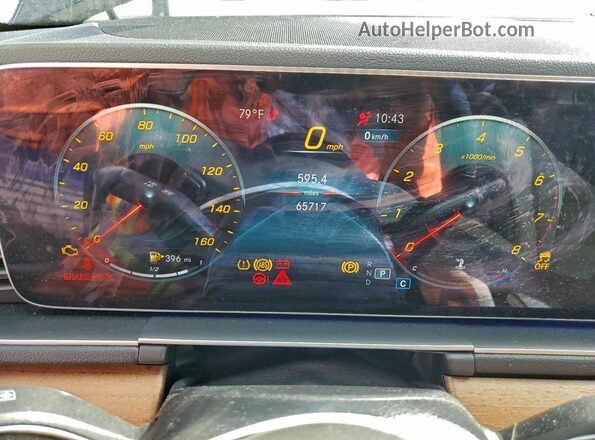 4JGFB4JB6NA780305 2022 MERCEDES-BENZ GLE Черный Вид щитка приборов