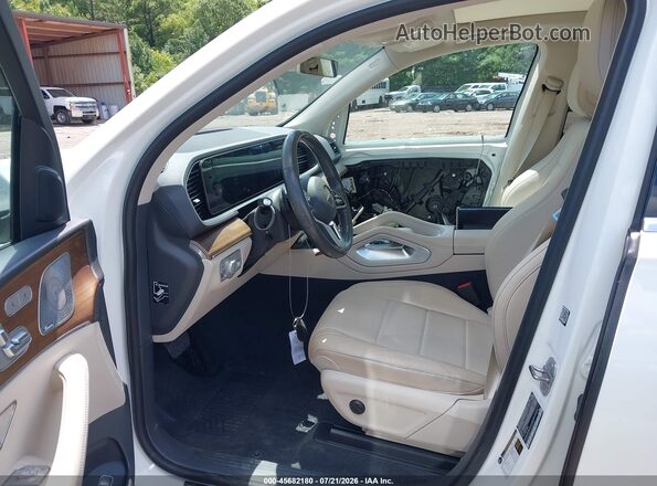 4JGFB4JB7LA222637 2020 MERCEDES-BENZ GLE 350 White Widok wnętrza z przodu