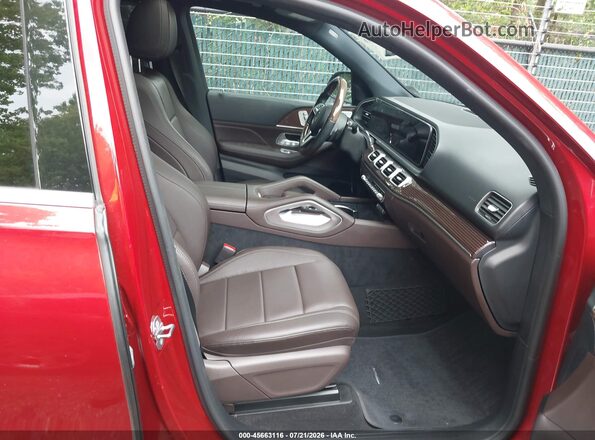 4JGFB4JB7MA392708 2021 MERCEDES-BENZ GLE 350 Red Widok wnętrza z przodu