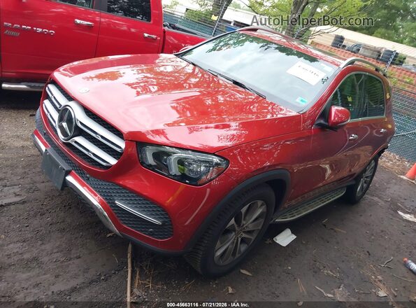 4JGFB4JB7MA392708 2021 MERCEDES-BENZ GLE 350 Red Przód lewy