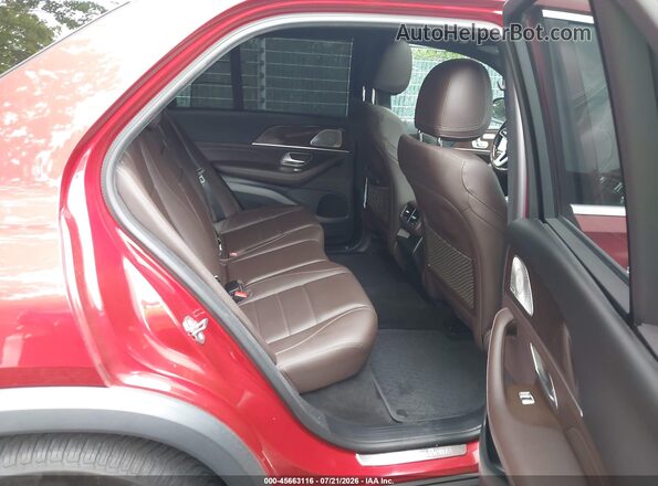 4JGFB4JB7MA392708 2021 MERCEDES-BENZ GLE 350 Red Widok naklejki z numerem VIN