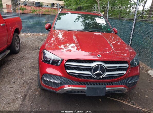 4JGFB4JB7MA392708 2021 MERCEDES-BENZ GLE 350 Red Widok zestawu wskaźników