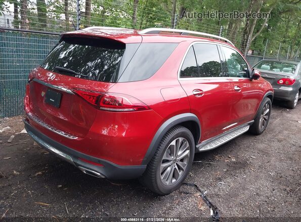 4JGFB4JB7MA392708 2021 MERCEDES-BENZ GLE 350 Red Tył prawy