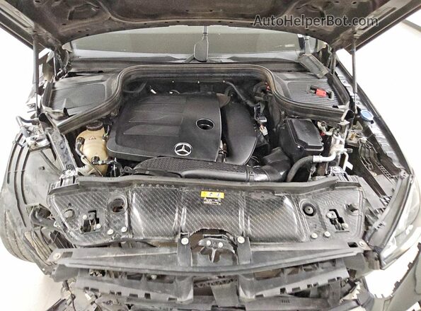 4JGFB4JB8LA185291 2020 MERCEDES-BENZ GLE Black Widok komory silnika