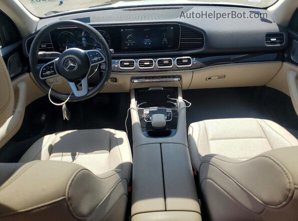 4JGFB4JB8LA258210 2020 MERCEDES-BENZ GLE White წინა პანელის ხედი