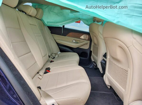 4JGFB4JB9NA590496 2022 MERCEDES-BENZ GLE Blue Widok wnętrza z tyłu
